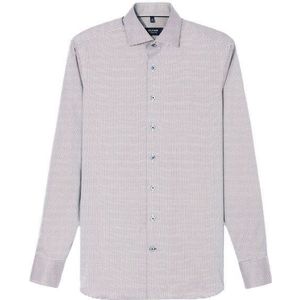 OLYMP SIGNATURE - Overhemd - Bruin - Tailored Fit - SIGNATURE Kent