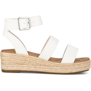 Poelman C0047-17hpsh1 sandaal white plateau sandalen dames