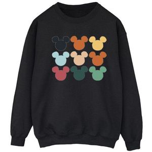 Li-cense Disney dames mickey mouse hoofden vierkant sweatshirt
