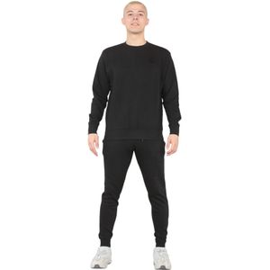 MYT - Trainingspak - Zwart - Heren - Slim-fit met Ronde Hals en Geborduurd Logo
