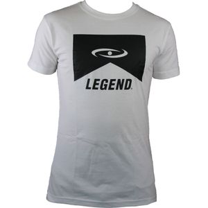 Legend Sports T-shirt legend icon kids/volwassenen wit polyester/katoen