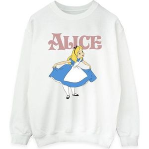 Li-cense Disney dames alice in wonderland take a bow sweatshirt