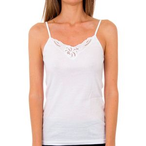 Milan - 4754 - T-shirt - V-hals - Dunne Bandjes - Katoen