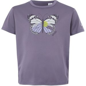 Regatta - Vlinder T-shirt - Wit - 100% Polyester - Korte Mouwen