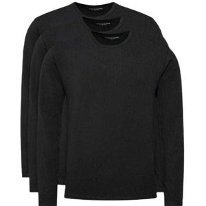 Tommy Hilfiger Heren slim t-shirt met lange mouwen (3-pack)