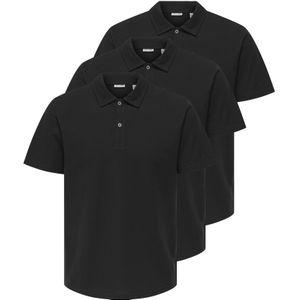 Only & Sons - Poloshirt - Drie Stuks - Korte Mouwen
