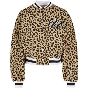Urban Classics Dames track all-over print oversized varsity jacket