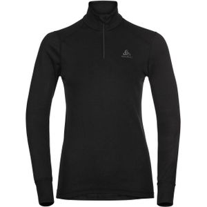 Ondershirt Odlo Women BL Top Turtle Neck LS Half Zip Active W Black