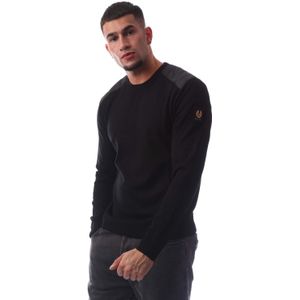 Belstaff - Kerringham - Sweatshirt - Zwart - Merino Scheerwol