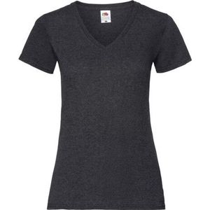Fruit of the Loom - Valueweight - T-shirt - Heather - V-hals - Korte Mouwen