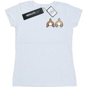 Li-cense Disney dames chip n dale rugzijde borstprint katoenen t-shirt