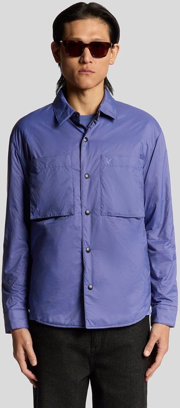 Lyle & Scott - Waterafstotend Geïsoleerd Overshirt - Blauw
