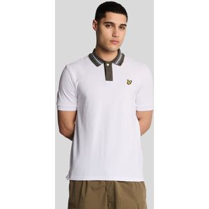 Lyle & Scott - Contrast Tipped Kraag - Poloshirt - Wit