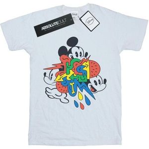 Li-cense Disney dames mickey mouse vintage pijlen katoenen vriendje t-shirt