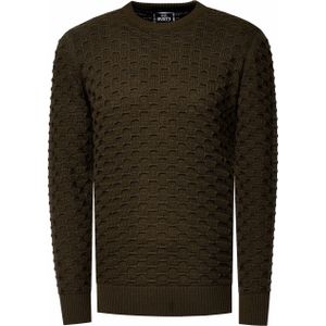 Rusty Neal - Gebreide Trui - Effen Kleur - Ronde Hals - Casual Pasvorm