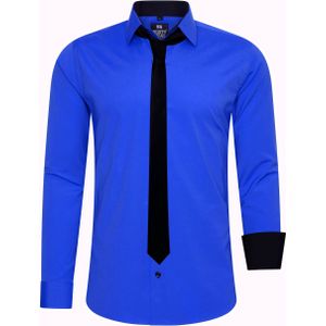 Set van 2 overhemden met stropdas