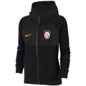 Nike - Hoodie - Zwart - 80% Katoen 20% Polyester - Fleece Voering