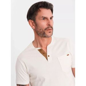 Ombre Italian style poloshirt heren suéde - italianstyle
