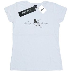 Li-cense Disney dames mickey mouse fluit katoenen t-shirt