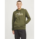 Jack & Jones Jcooutdoor logo sweat hood sn