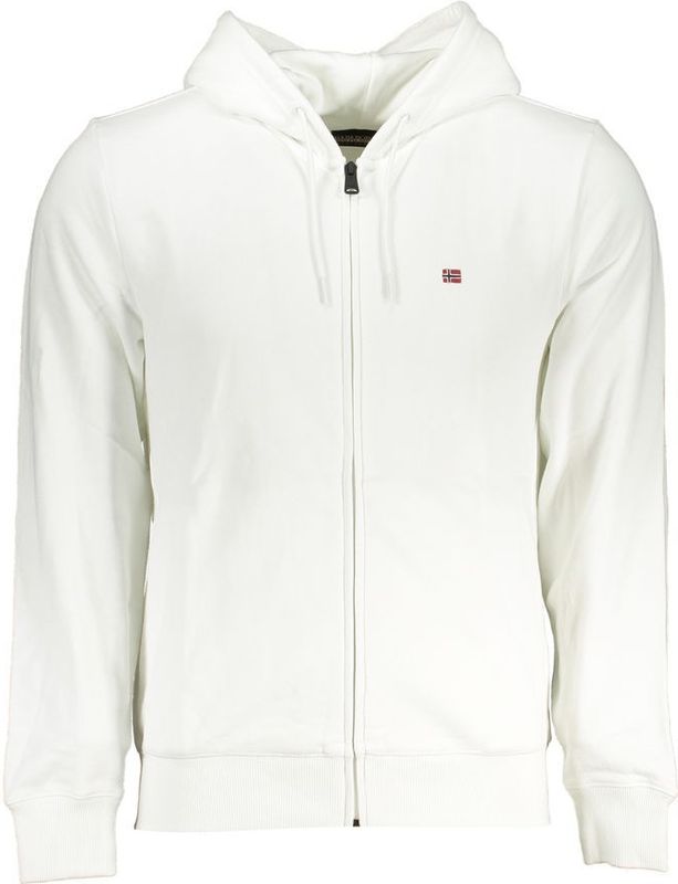 Napapijri - Hoodie - Wit - Katoen
