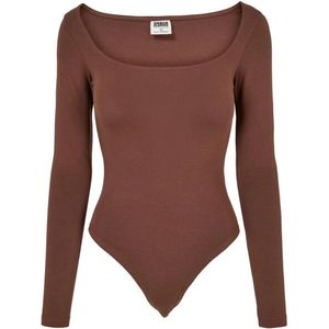 Urban Classics Dames biologische bodysuit met lange mouwen