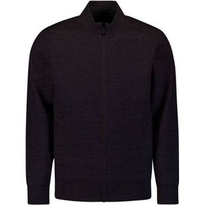 NO EXCESS - 29100815 - Sweater - Full Zip Stand Up-Collar