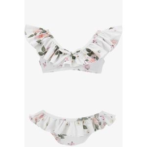 Monnalisa - Bikini - Wit - Bloemetjesprint