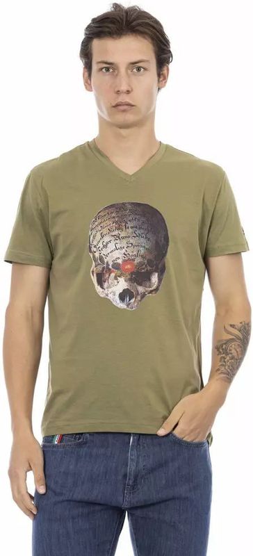 V-hals Skalle Graphic T-shirt