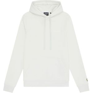 Lyle And Scott - Geborduurde Hoodie - Blauw-Wit - Heren