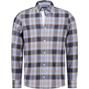 NZA - Blauw - Overhemd - Katoen - Regular Fit