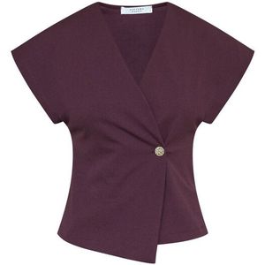 SISTERS POINT - Gevela-ve - Dames Gilet - Deep Bordeaux