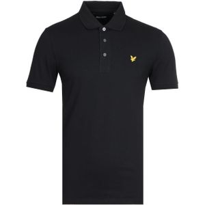 Lyle & Scott - Piqué Poloshirt - Gitzwart