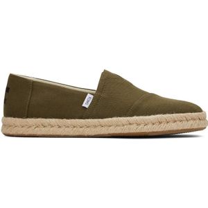 Toms Alp rope 2.0 10019899 olive recycled cotton slubby woven