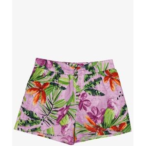 Mayoral - Korte Broek - Orchid Print - Elastieke Tailleband