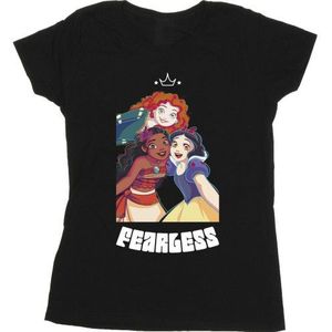 Li-cense Disney dames princess onverschrokken katoenen t-shirt