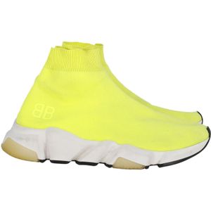 Balenciaga Speed Trainers in Neon Geel Polyester