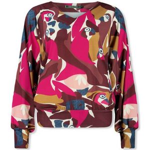 Lizzy & Coco - Blouse lange mouw - Bordeaux - SEBAS