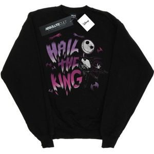 Li-cense Disney dames nightmare before christmas hail the king sweatshirt
