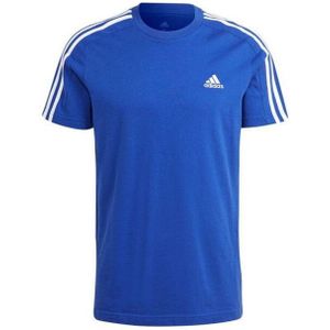 Adidas - Essentials 3 Stripes - T-shirt - Katoen - Korte Mouwen