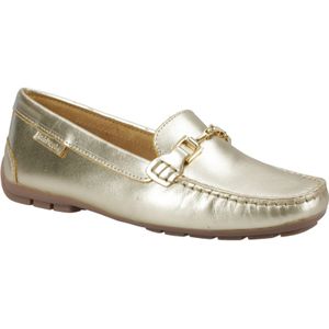 Hush Puppies - Eleanor - Leren Instappers - Goud