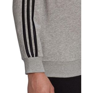Adidas - Essentials - Sweatshirt - Heren - Contrast Gestreept - Geborduurd Logo