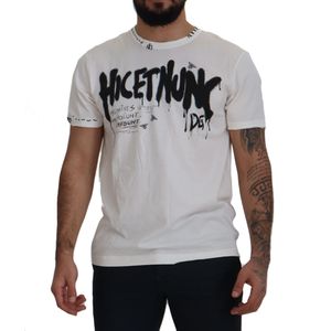 Dolce & Gabbana - Graphic Print - T-shirt - Wit - Korte Mouwen