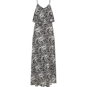 faina dames maxi jurk met zebraprint nelice