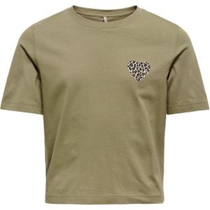 ONLY GIRLS - T-shirt - Katoen - Korte Mouwen - O-hals - Pigment Print