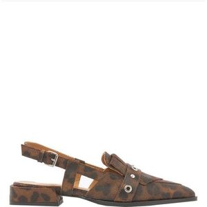 VIA VAI - Loafers - Donker Bruin - Leer