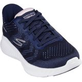 Skechers - GO WALK NOW-KHLOE - Slip-on Sneakers - Navy - Vrijetijdsschoen met Hielkussen en Slip-in Technologie