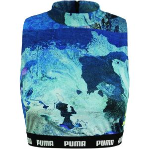 Puma - 597181 02 - CropTop - Blauw - Dames T-shirt