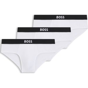 BOSS - Ondergoed - Zwart/Wit/Grijs - Katoen - Drie-Pack