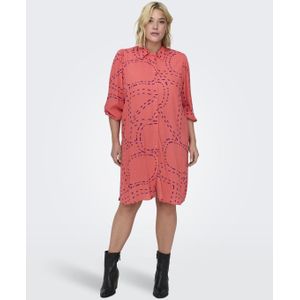 Only Carmakoma Carphoebe life 3/4 shirt dress aop